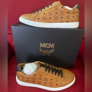 MCM Terrain Derby Monogram Logo Sneakers